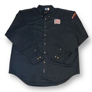 Port And Company Train Safety Button Up Top Size Extra Large